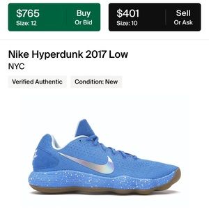Nike Hyperdunk 2017 Low *RARE* Reflective Map of NYC Sneakers